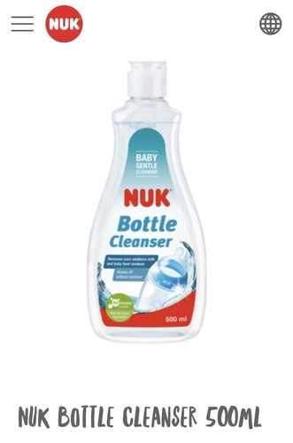 Nuk baby bottle cleanser x - bottle,