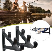 2 Pcs Fishing Rod Storage Wall