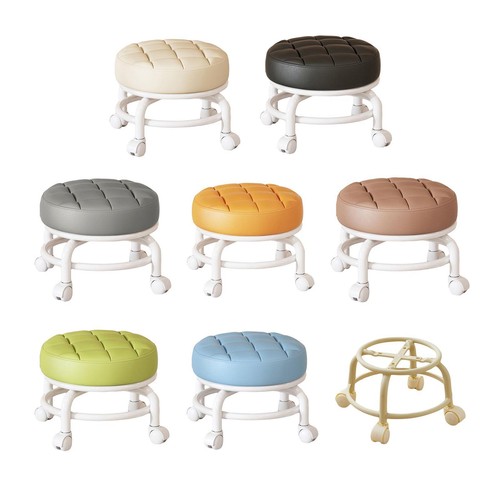 Low roller seat stool - roller,