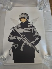 Banksy Flying Copper A3 Print From Banksy Limitless London Genuine