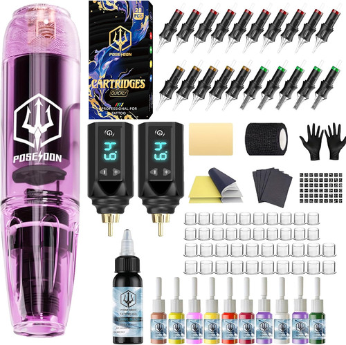 Poseidon tattoo gun kit - tattoo,