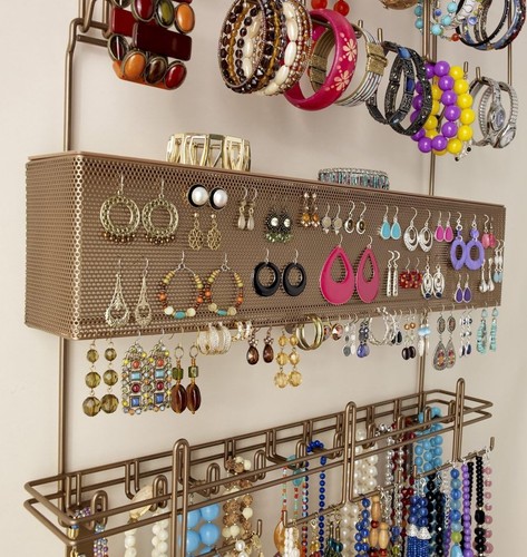 Hanging jewelry organizer - hanging,