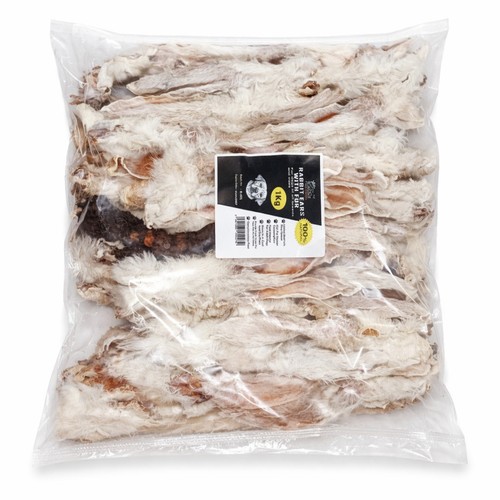 1kg rabbit ears - 1kg, fur