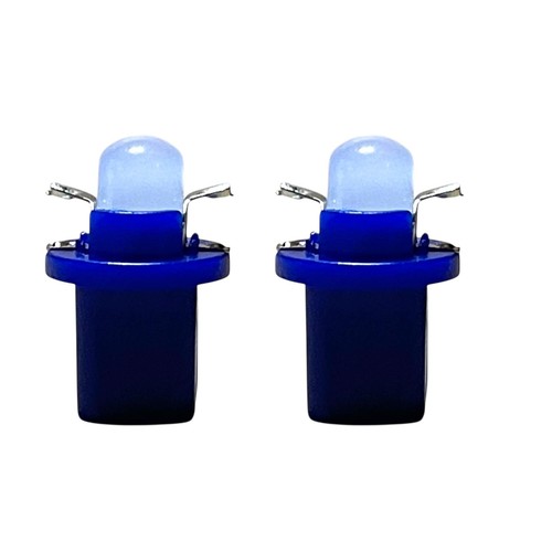 Blue led oval clock - led, bulbs
