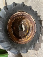 Front 5 stud wheel / 7-16 tyre X Barford Beaver Dumper / Petter £40+VAT