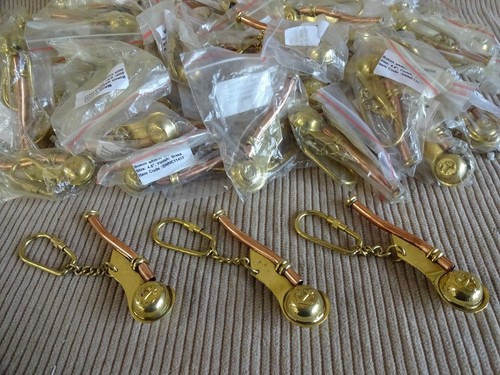 Solid brass bosun whistle - solid,