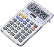 Sharp White and Grey 10-Digit Semi-Desktop Calculator EL334FB *FREE DELIVERY*