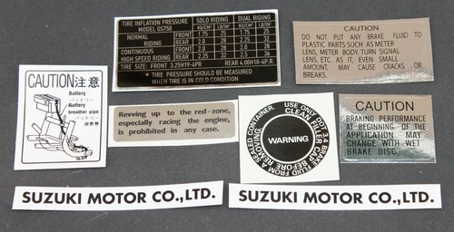 Suzuki gs750 set decals - set, of