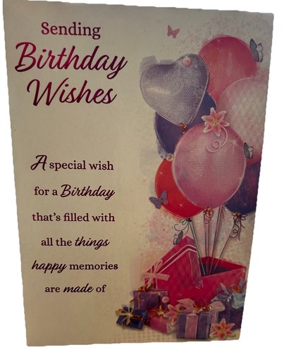 Open female birthday - , card