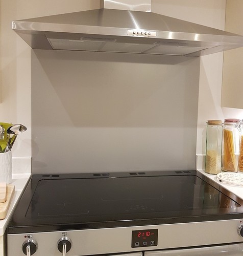 Kitchen splash back aluminium - kitchen,