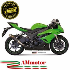 Mivv Kawasaki ZX-6 R 2015 Exhaust Motorcycle Gp Carbon Silencer Slip-On Approved