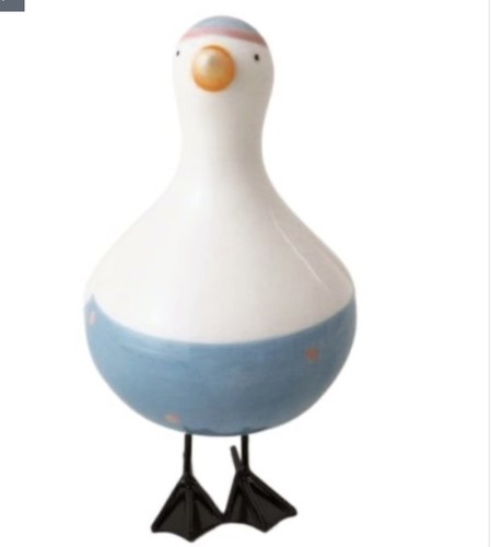 Seagull bird ceramic ornament - seagull,