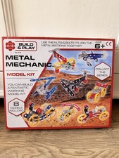 Build & Play Metal Mechanic Model Kit (Age 6+) 8 Models Included