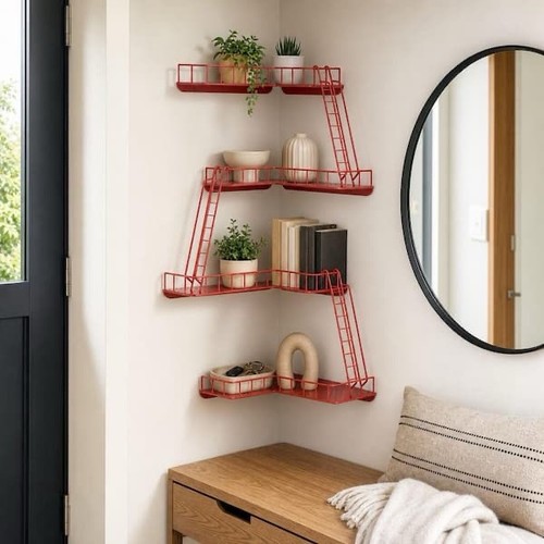Shelf fire escape wall - fire,