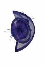 Large Flower Feather Hair Hat