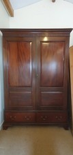 Heal & Son Antique Linen Press Cupboard Wardrobe Cabinet
