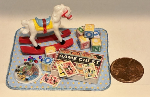 Dollhouse faux rug with - dollhouse,