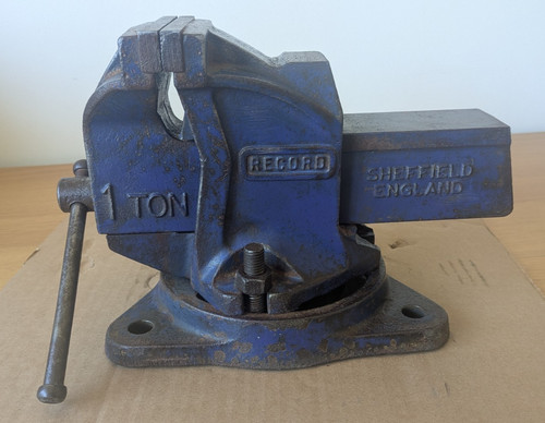 Record ton bench vice - record,