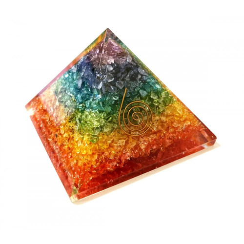 Rainbow onyx chakra orgonite - 7,