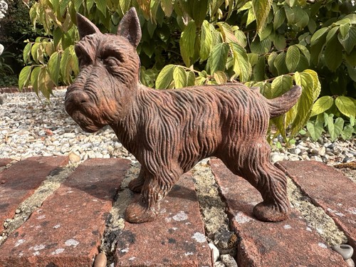 Vintage cast iron doorstop - iron,