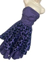 Purple dress cocktail evening