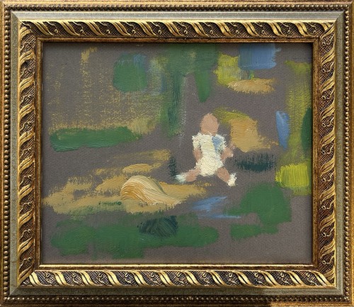 Original impressionist vintage - impressionist,