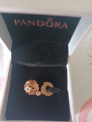 Pandora rose gold charm - gold, .