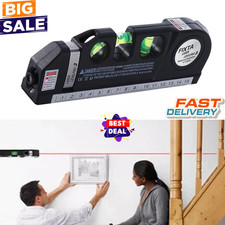 Spirit Level With Laser Level Multipurpose Levelling Wall Line Tool Measurement.