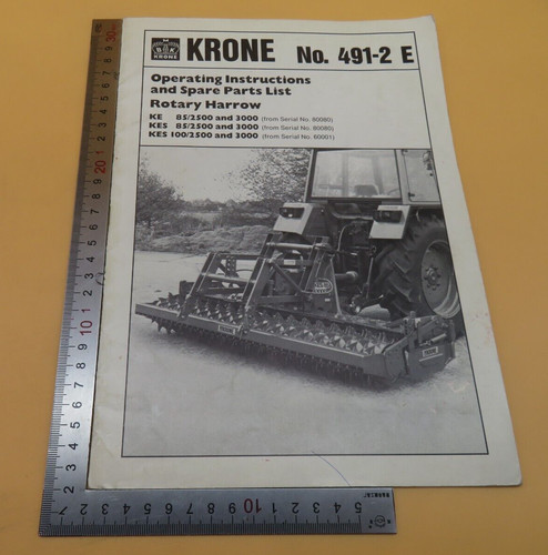 Krone 491 e operating - no,