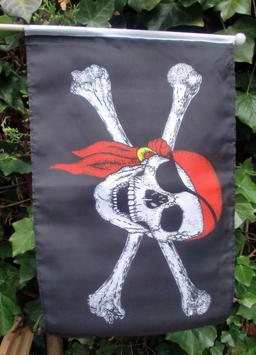 Pirate skull with bandana - skull,