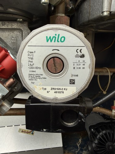 Wilo zrs ku - 15/6-2, boiler
