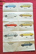 C.4162 / Citroen Range 8-1970 DS 21.20 Special SM Méhari 2 hp Friend 8 / Brochure