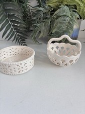 2 X Vintage Royal Creamware