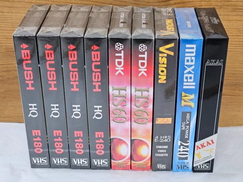 Vintage sealed blank vhs - sealed,