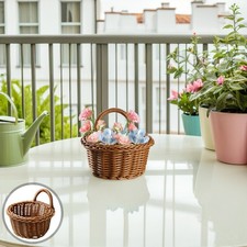 Wall Mounted Decorative Basket for Kitchen Storage and Home Organization