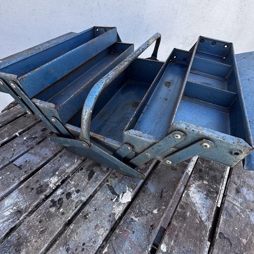 Vintage blue metal - vintage, cantilever
