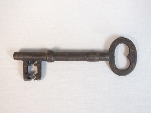 Large antique skeleton key - antique,
