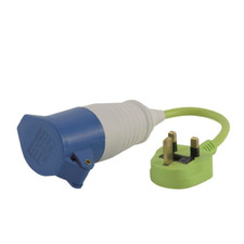 Caravan Hook Up Adapter 13A 250V UK Mains Conversion Plug Connector Lead Camping