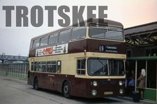 35mm Slide Cardiff Daimler Fleetline MCW 560 WUH560K 1974 Original