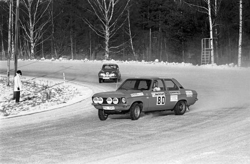 Opel ascona leads saab - saab, 96