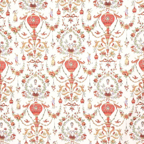 Village parade toile red - toile,