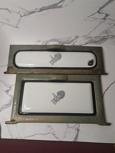 Antique cast iron porcelain - cast,