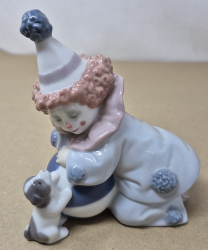 Lladro pierrot clown with - clown,