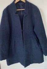 F&F Boucle Jacket Size 18 Navy