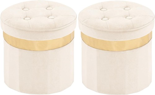 Small ottoman with - small,