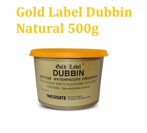 Gold label dubbin natural 500g - gold,