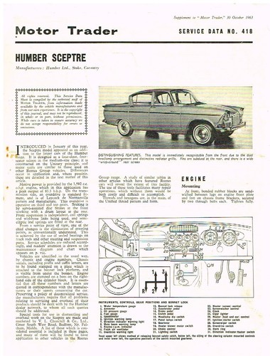 Humber sceptre mki saloon - humber,