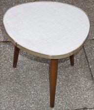 Flower stool kidney table stool flower table GDR side table table vintage/P1