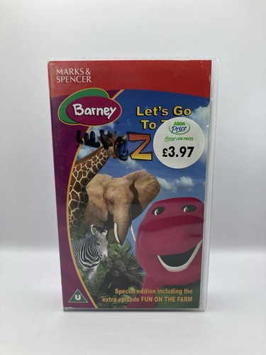 Barney let the zoo vhs - the,