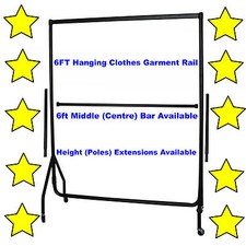 6ft HEAVY DUTY GARMENT CLOTHES